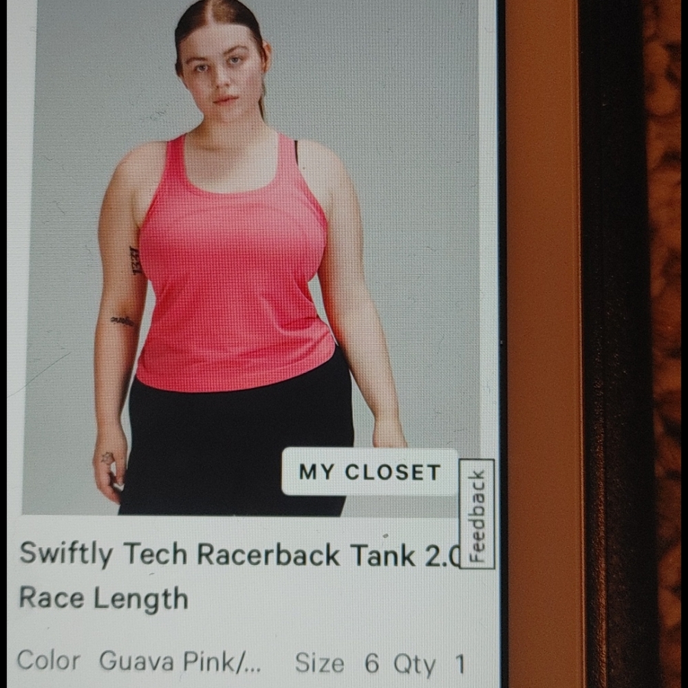 Guava pink swiftly race length size 6